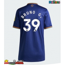 Camisa de Futebol Newcastle United Bruno Guimaraes #39 Equipamento Alternativo Mulheres 2025-26 Manga Curta